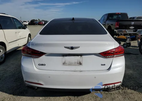 2017 Genesis G80 Base from USA, damaged, VIN KMHGN4JE0HU183191